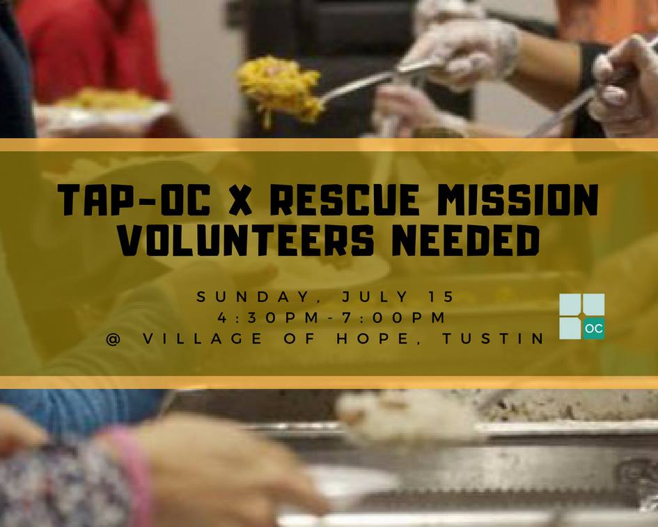 Taiwanese American Professionals Orange County Rescue Mission