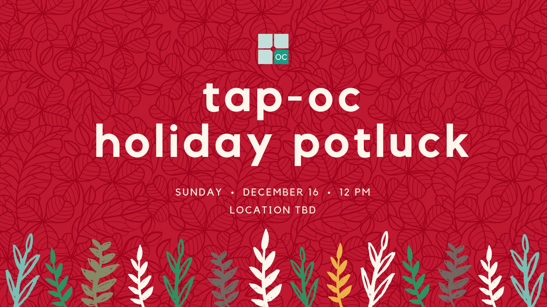 Taiwanese American Professionals Holiday Potluck 2018