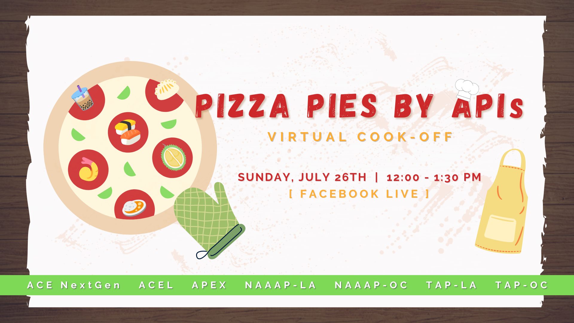 Pizza Pies Event Banner