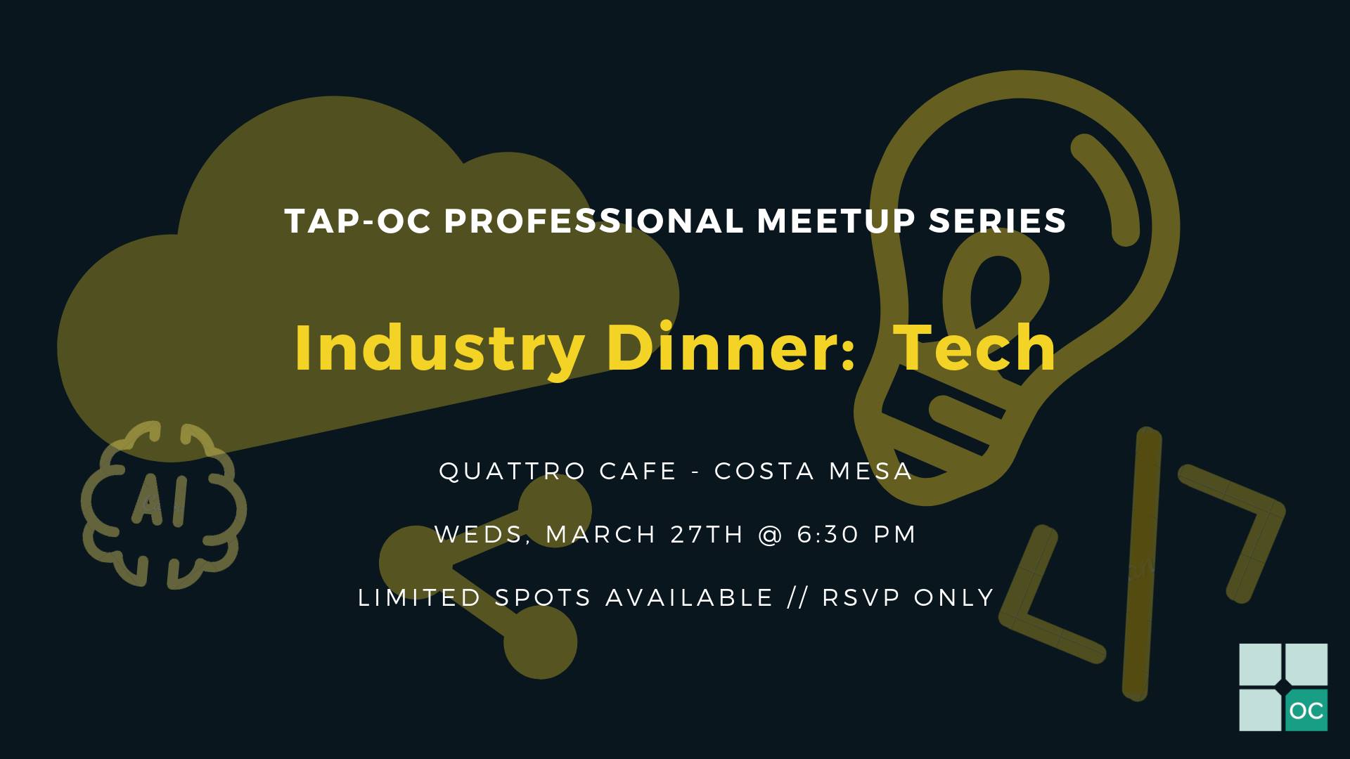 TAP-OC Tech Dinner March 2019